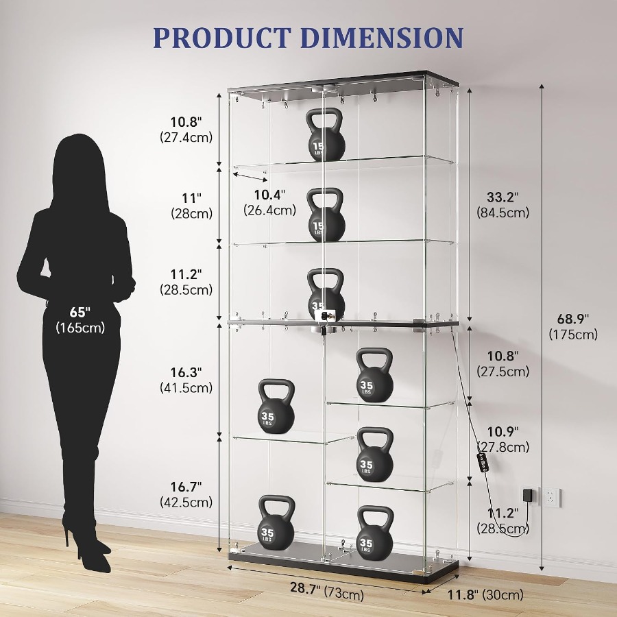 Vetrina in vetro temperato per - Lighting recensione e prezzo